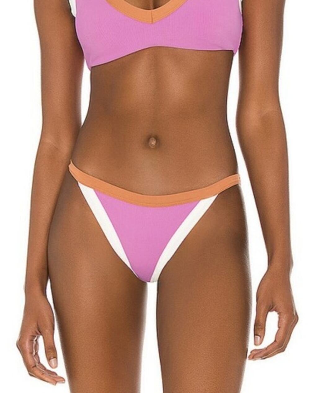L*Space Vacay Bikini Bottom in Pink/Purple Size XS NWT
